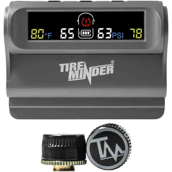 TireMinder Solar Powered Trailer TPMS, 2 Tire Kit (TPMS-TRL-2)