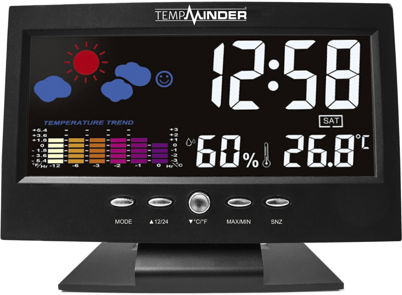 TempMinder 4-Zone Temperature, Humidity and Weather Station