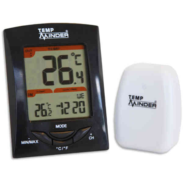 Compact Wireless Thermometer and Clock (MRI-200HI)