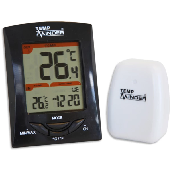 Compact Wireless Thermometer and Clock (MRI-200HI)