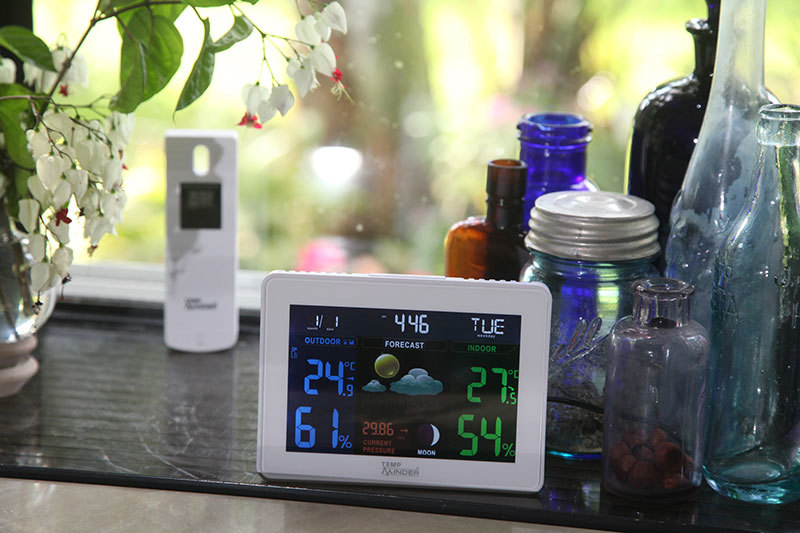 TempMinder Wireless Indoor and Outdoor Thermometer w/ Weather