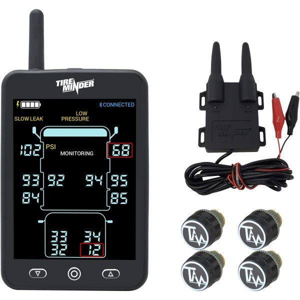 TireMinder A1AS RV TPMS with 4 Transmitters