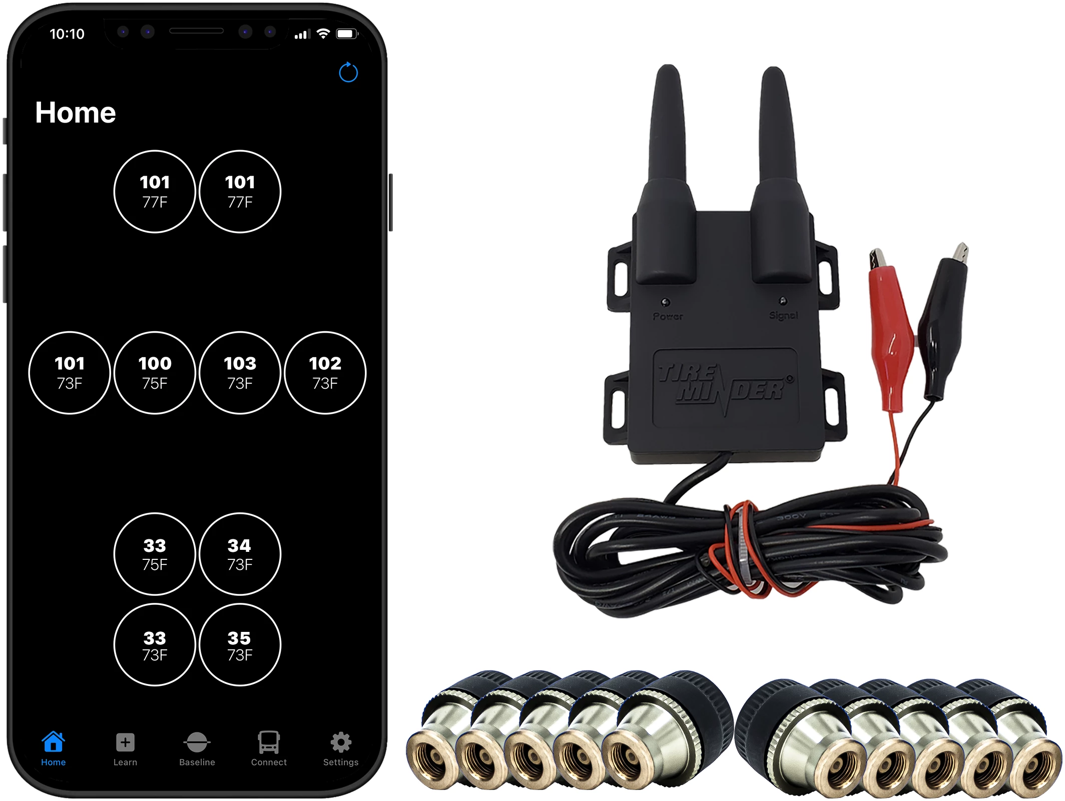 TireMinder Smart TPMS - Smartphone Based Tire Pressure Monitor for RVs with  10 Transmitters - The OFFICIAL WEBSITE of Minder Research, Inc. - Home of  the TireMinder TPMS, TempMinder and NightMinder Systems.
