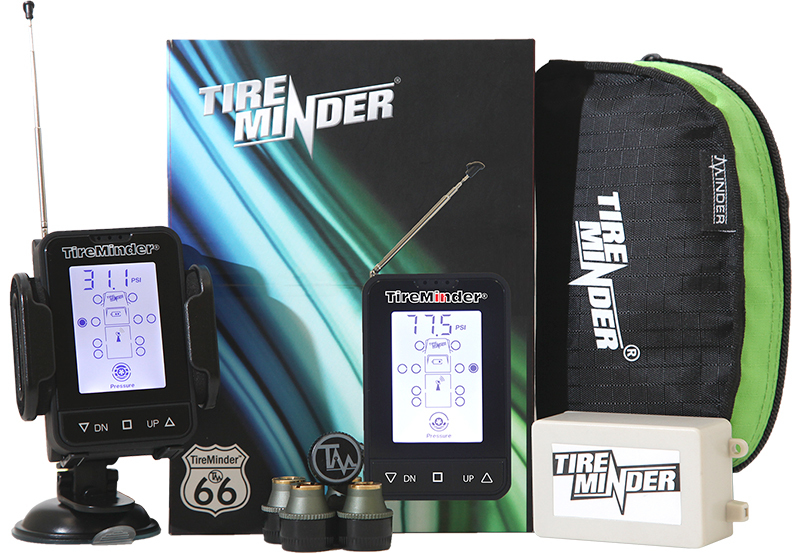 5th Wheels Motor Coaches and Trailers TireMinder TPMS-APP-10 Smart TPMS with 10 Transmitters for RVs MotorHomes 