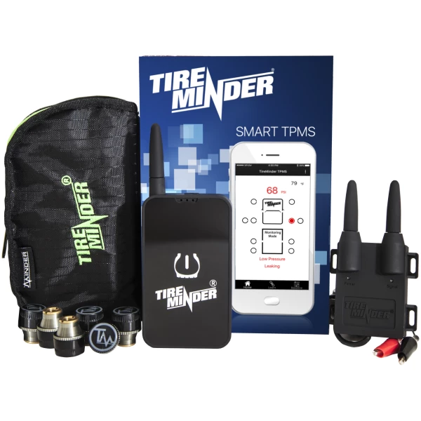 TireMinder Smart TPMS - Kit Contents - 4 Tire Kit