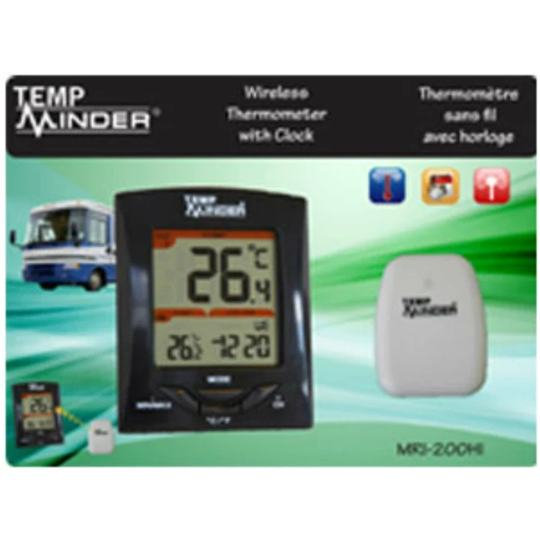Compact Wireless Thermometer and Clock (MRI-200HI) - Image 5