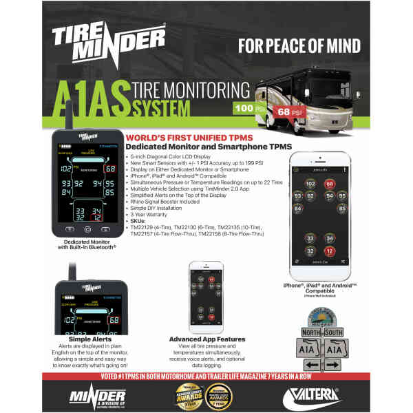 TireMinder i10 and A1AS Flyer