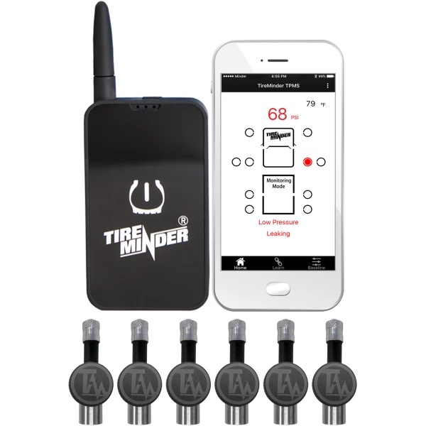 Smart TPMS with 6 Flow Through Transmitters