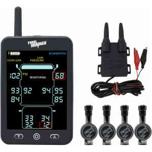 TireMinder TM55-B Wireless Tire Pressure Monitoring System with 4 Transmitters 